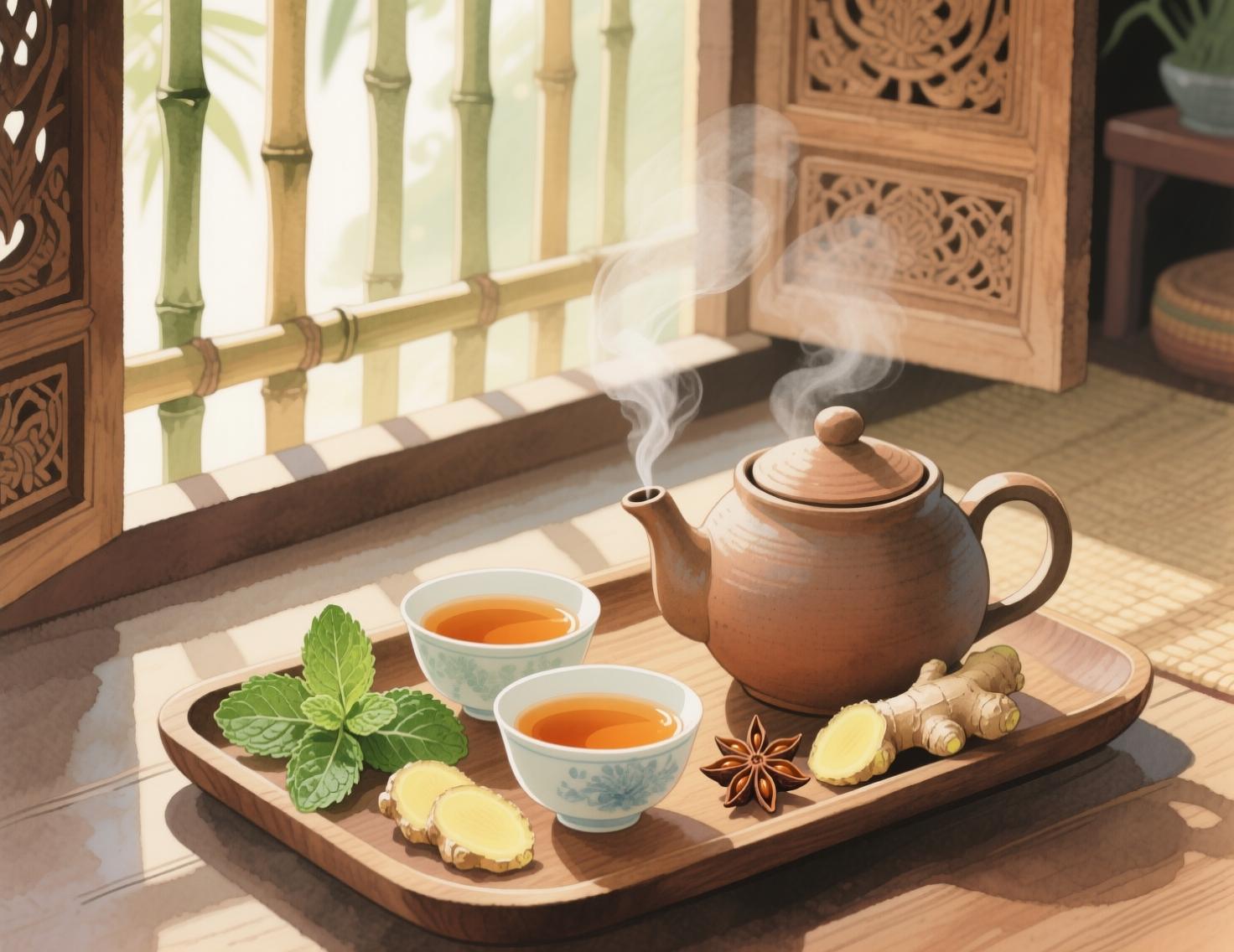 Чай и травяные настои из Таиланда