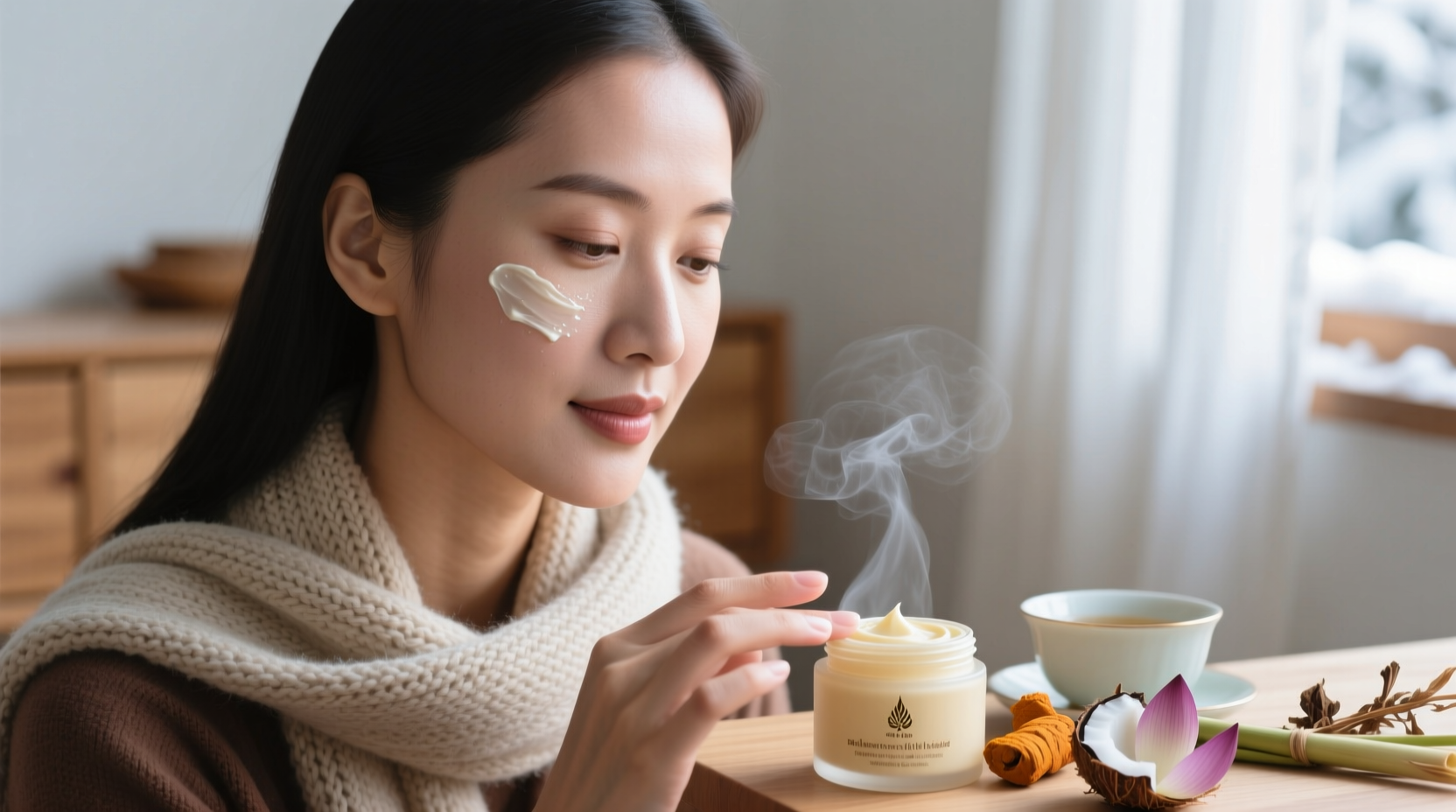 уход за кожей зимой с тайской косметикой