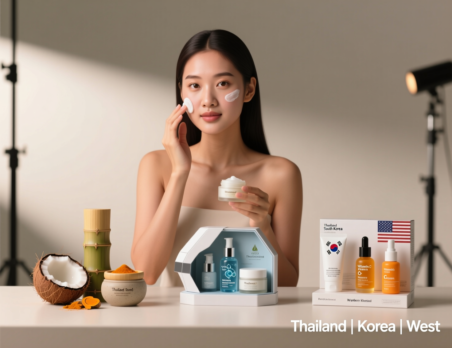 Сравнение тайской, корейской и западной косметики